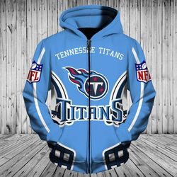 tennessee titans 3d skull zipper  hoodie all over printed