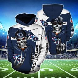 tennessee titans hip hop skull printed hoodie unisex 3d all over print