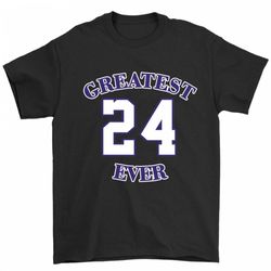 gold los angeles 24 kobe greatest ever men&8217s t-shirt