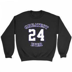 gold los angeles 24 kobe greatest ever sweatshirt