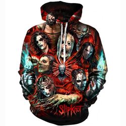 slipknot hoodies &8211 pullover red zombie hoodie