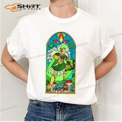 stained glass individual amphibia marcy wu t-shirt