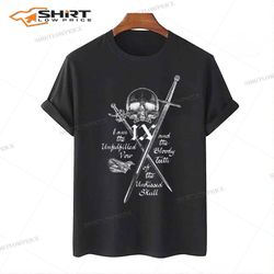 the unkissed skull the ninth house t-shirt