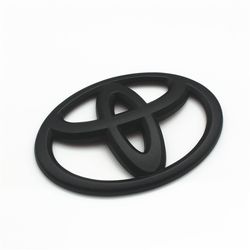 toyota corolla steering wheel badge logo in matte black