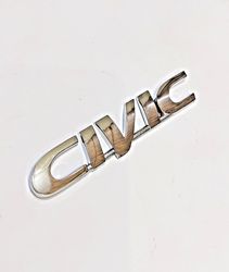 96-00 honda civic rear emblem badge jdm usdm hatchback sedan coupe ek 97 98