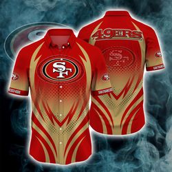 san francisco 49ers button down shirt 3d print h04fs