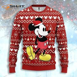 mickey hat ugly christmas sweater