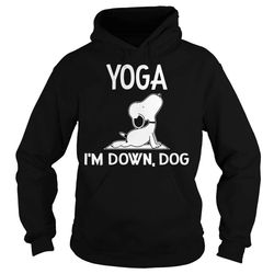 yoga i&8217m down dog hoodie
