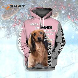 dachshund unisex hoodies 3d print pullover dog lover gift dachshund lovers