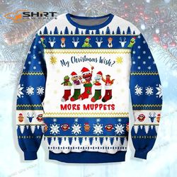 wish more muppets ugly sweater christmas