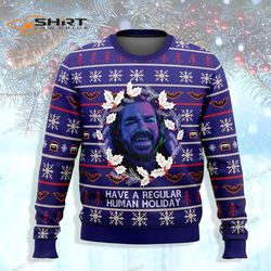 what we do in the shadows have a regular human holiday ugly christmas sweater