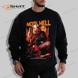 motel hell checking out is hell sweatshirt