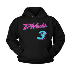 black miami d wade vice city unisex hoodie