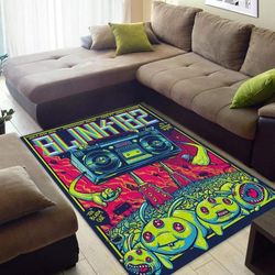 blink 182 rug &8211 home decor &8211 bedroom living room decor