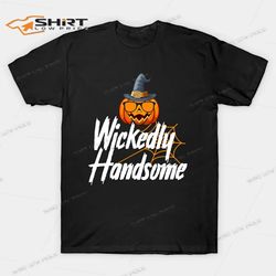 pumpkin wickedly handsome t-shirt