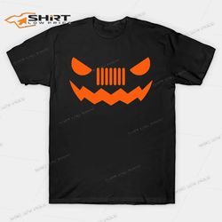 pumpskin jeep halloween t-shirt