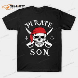 pirate son skull halloween t-shirt