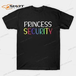 princess security halloween t-shirt