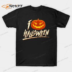 pumpkin i love halloween t-shirt