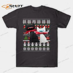ugly origami cute cats merry christmas 2023 t-shirt