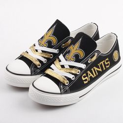 new orleans saints limited print  football fans low top canvas shoes sport sneakers t-dj254h