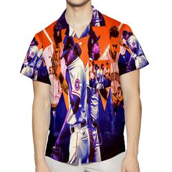 houston astros team v4 3d all over print summer beach hawaiian shirt with pocket