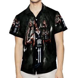 brooklyn nets kyrie irving6 3d all over print summer beach hawaiian shirt with pocket