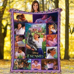 encanto blanket luisa madrigal blanket madrigal family blanket encanto