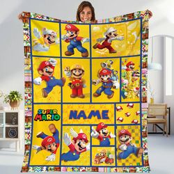 super mario blanket mario series fleece blanket super mario birthday g