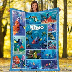 finding nemo blanket  finding nemo fleece blanket  nemo dory birthday