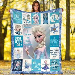 frozen fleece blanket  frozen movie elsa blanket frozen elsa princess