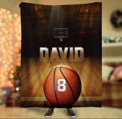 personalized name and number basketball blanket basketball blanket for