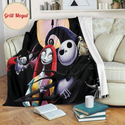 the nightmare before christmas fleece blanket for bedding decor