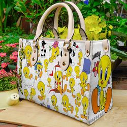 tweety bird leather handbag