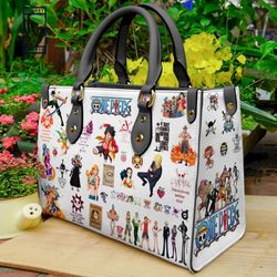 one piece anime leather bag