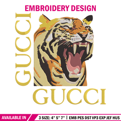 gucci x tiger embroidery design, gucci embroidery, embroidery file, anime embroidery, anime shirt, digital download