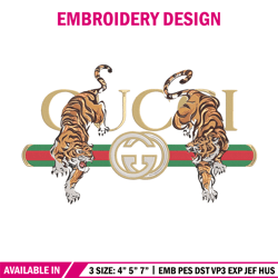 gucci x tiger embroidery design, gucci embroidery, embroidery file, anime embroidery, anime shirt, digital download