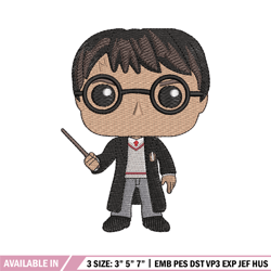 harry potter embroidery design, harry potter embroidery, movie design, movie shirt