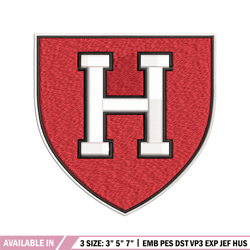 harvard crimson embroidery design, harvard crimson embroidery, logo sport, sport embroidery, ncaa embroidery