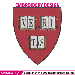 harvard university logo embroidery design, ncaa embroidery, sport embroidery,logo sport embroidery,embroidery design