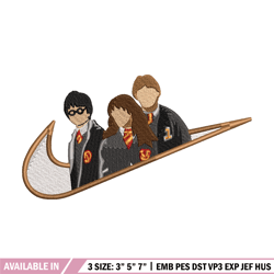 hary potter friends nike embroidery design, hary potter embroidery, nike design, movie design, digital download