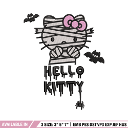 ktitty halloween embroidery design, halloween embroidery, embroidery file,embroidery shirt, emb design, digital download