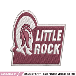 little rock trojans embroidery design, little rock trojans embroidery, logo sport, sport embroidery, ncaa embroidery