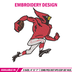 louisville cardinals embroidery design, football embroidery, sport embroidery, logo sport embroidery, embroidery design