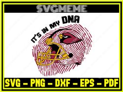 dna arizona cardinals nfl svg png dxf eps pdf clipart for cricut dna arizona car,nfl svg,nfl football,super bowl, super