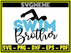 swimming swim brother svg png dxf eps pdf clipart for cricut swimming quotes svg,nfl svg,nfl football,super bowl, super