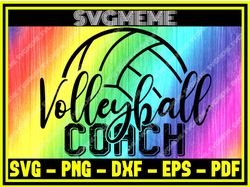 volleyball coach svg png dxf eps pdf clipart for cricut volleyball svg digital a,nfl svg,nfl football,super bowl, super