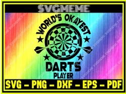 worlds okayest darts player svg png dxf eps pdf clipart for cricut darts svg dig,nfl svg,nfl football,super bowl, super