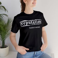 taylor swift reputation tv shirt, reputation eras tour concert tee merchandise, taylor swift reputation swiftie fan