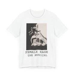 ttpd female rage: the musical unisex jersey short sleeve tee, the eras tour tee merchandise, taylor swift ttpd the eras